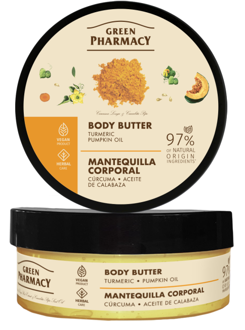 Green Pharmacy Anti-aging Turmeric and Pumpkin Oil Body Butter 200ml