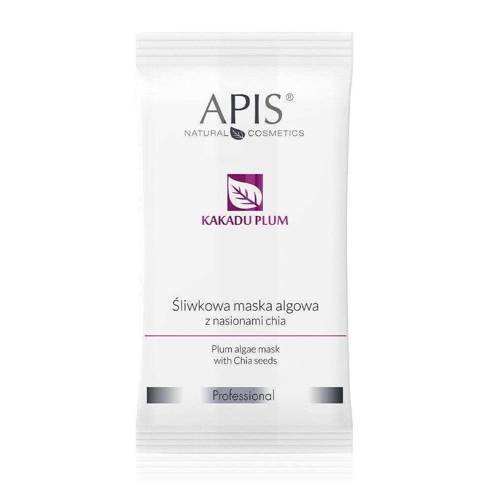 Apis Professional Kakadu Plum Śliwkowa Maska Algowa z Nasionami Chia dla Cery Suchej i Wrażliwej 20g