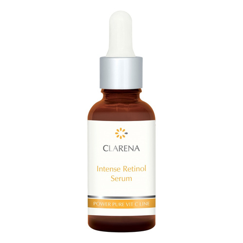 Clarena Power Pure Vit C Line Intensywne Serum z Retinolem i Kwasem Hialuronowym 30ml