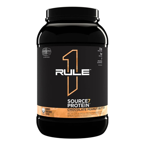 Rule One Source7 Protein, Chocolate Peanut Butter Gelato - 913g
