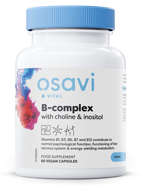 Osavi B-Complex with Choline and Inositol 60 vegan caps