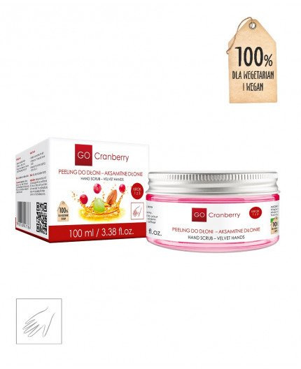 GoCranberry Peeling do Dłoni- Aksamitne Dłonie 100 ml