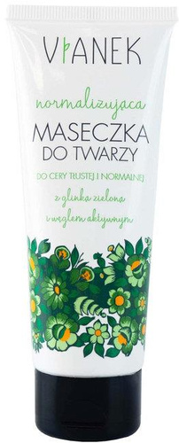 Vianek Normalising Face Mask with Green Clay for Oily and Normal Skin 75ml