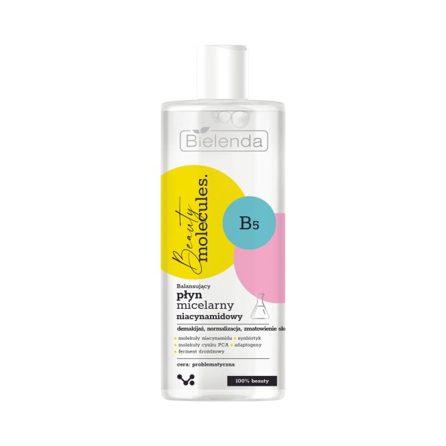 Bielenda Beauty Molecules Balancing Niacinamide Micellar Liquid for Problematic Skin 500ml