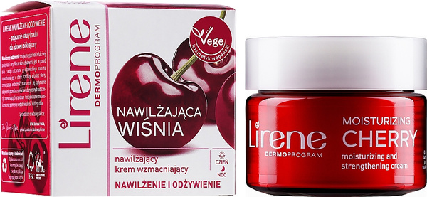 Lirene Moisturizing Cherry Strengthening Day and Night Cream 50ml