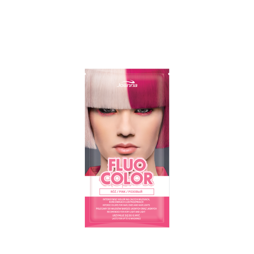 Joanna Fluo Color Róż Półtrwała Farba do Włosów 35g