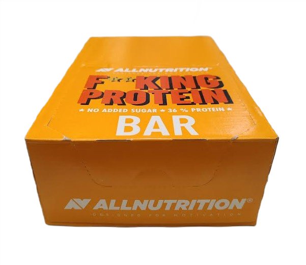 Allnutrition Fitking Delicious Baton Proteinowy Karmelowo Orzechowy Wysokobiałkowa Przekąska 15x55g