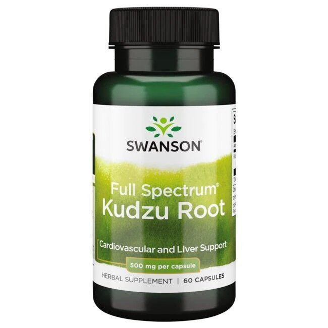Swanson Korzeń Kudzu 500mg Wsparcie w Okresie Zmian 60 Kapsułek