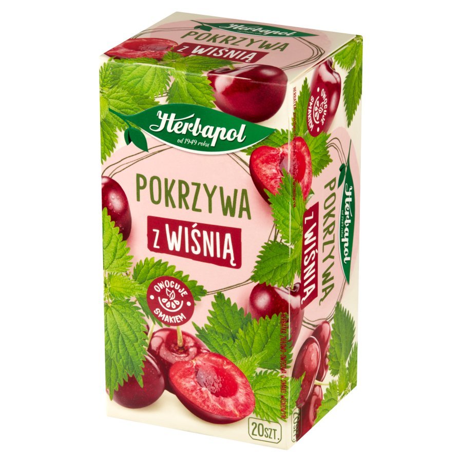 Herbapol Herbal and Fruit Tea with Nettle and Cherry 20x1.5g