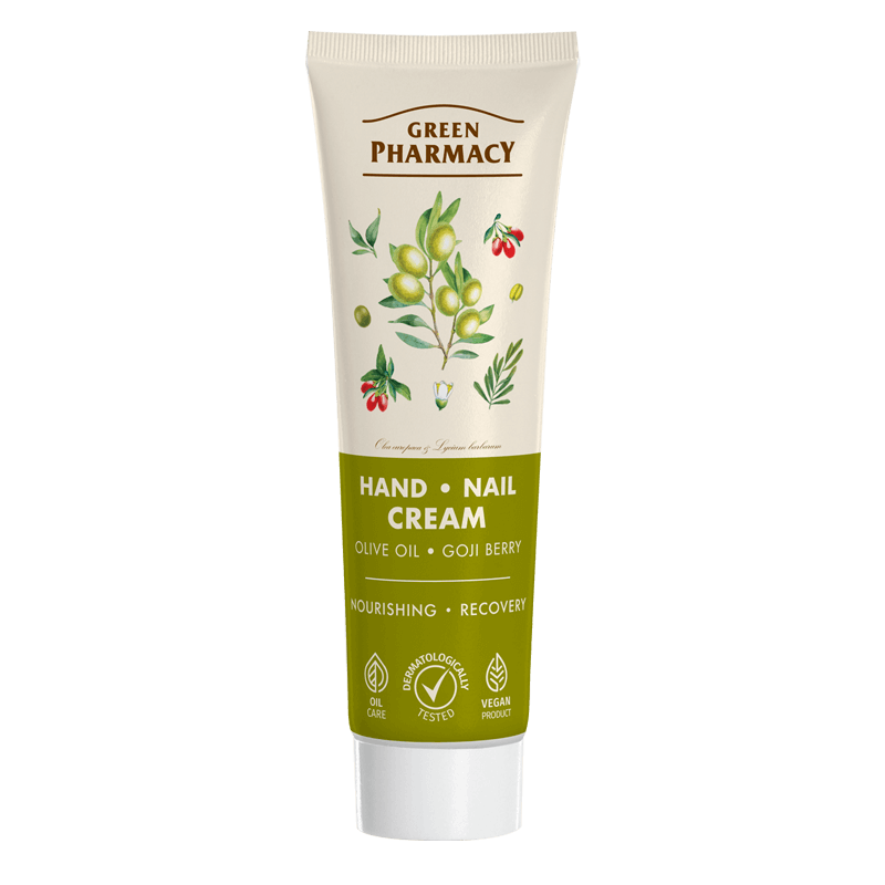 Green Pharmacy Protective and Nourishing Hand and Nail Cream with Olive 100ml
