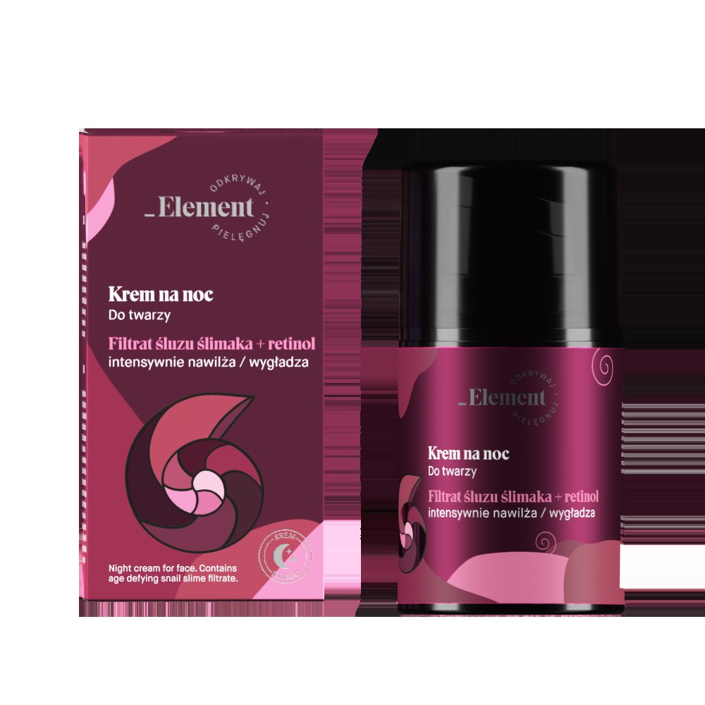 Vis Plantis Element Snail Slime Filtrate Night Cream 50 ml