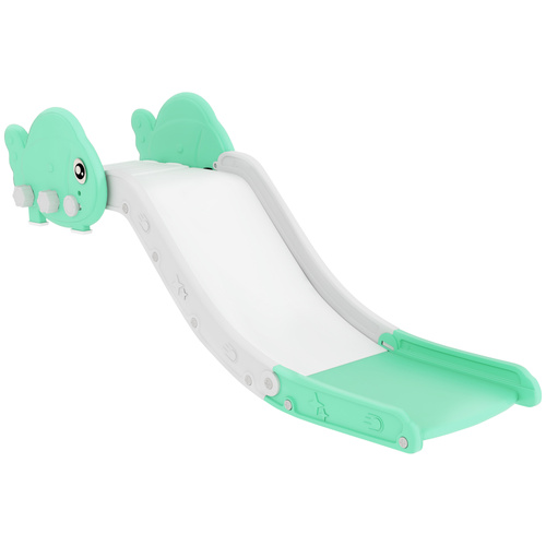 AIYAPLAY Kids Sofa Slide with 130cm Extended Length, HDPE Toddler Slide for Sofa, Bed, Stairs, Easy Assemble & Storage, Green