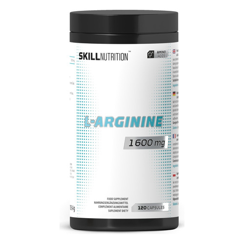 Skill Nutrition L-Arginine, 1600mg - 120 vegan caps