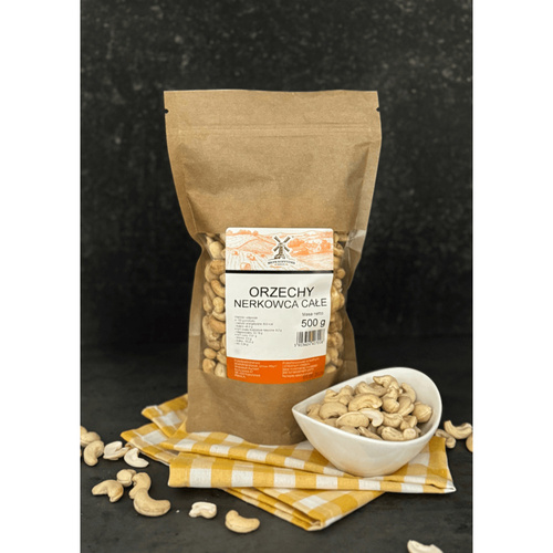 Młyn Kopytowa Cashew Nuts Whole 500g Best Before 30.09.26
