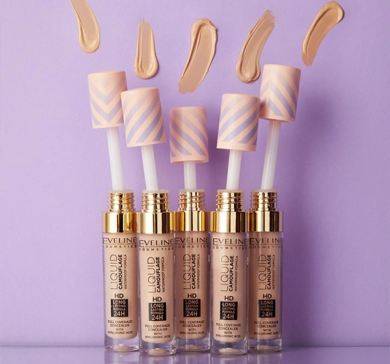 Eveline Liquid Camouflage Waterproof Camouflage Concealer Light Peach 7ml