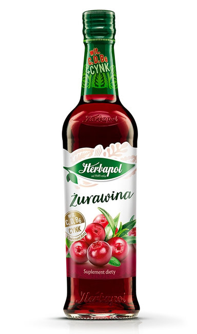 Herbapol Syrop o Smaku Żurawinowym 420ml