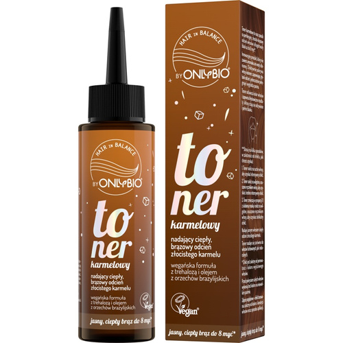 OnlyBio Hair in Balance Toner Karmelowy do Włosów Blond 100ml