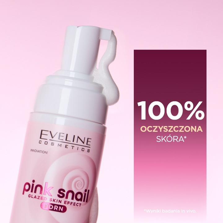 Eveline Pink Snail Ultradelikatna Pianka do Mycia Twarzy 150ml