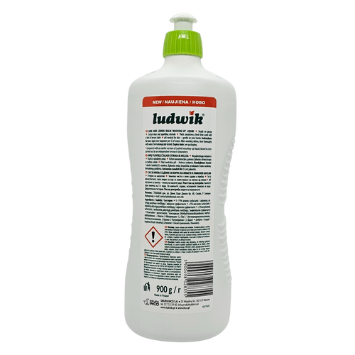 Ludwik Dishwashing Liquid with Lime and Melissa 900g