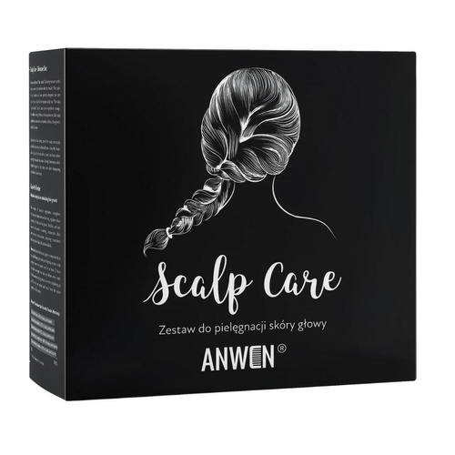 Anwen Scalp Care Zestaw do Pielęgnacji Skóry Głowy Grow me Tender Wcierka Ziołowa i Darling Clementine Serum 2x150ml