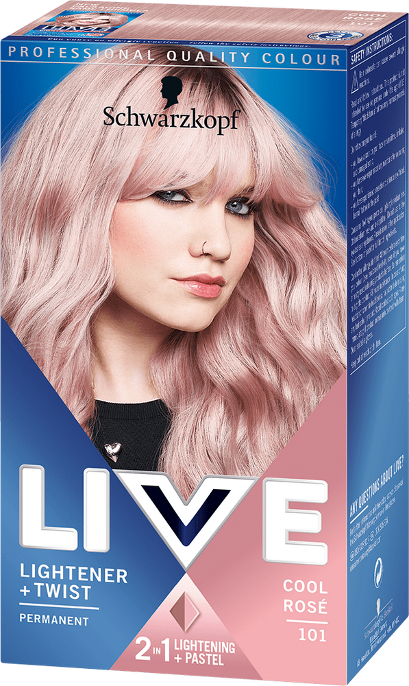 Schwarzkopf Live Farba do Włosów Cool Rosé 101