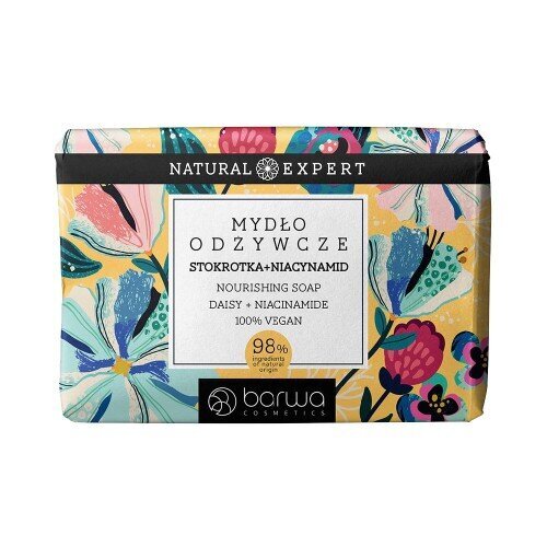 Barwa Natural Expert Odżywcze Mydło w Kostce Stokrotka i Niacynamid 100g
