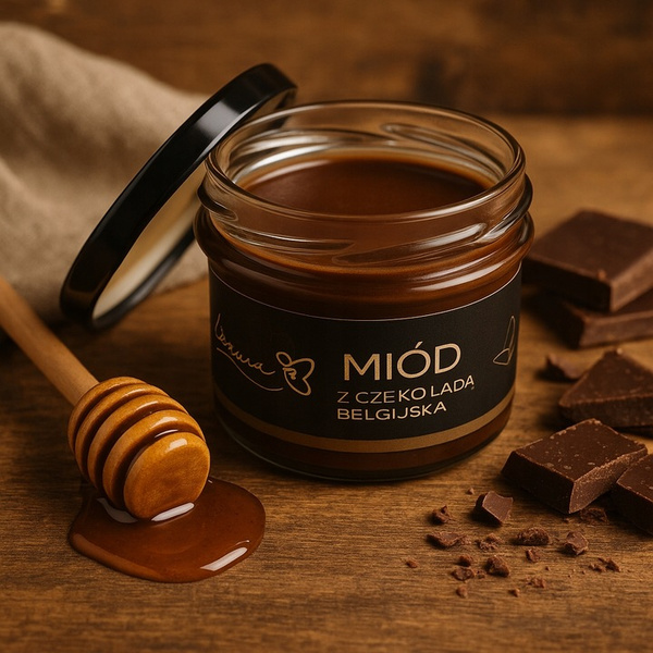 Bona Honey with Belgian Chocolate Natural Delicious Flavor 245g