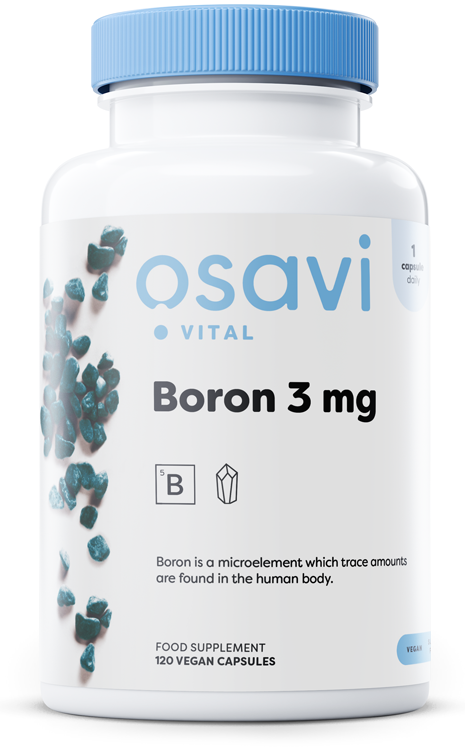 Osavi Boron 3mg Wspomaga Procesy w Organizmie 120 Kapsułek