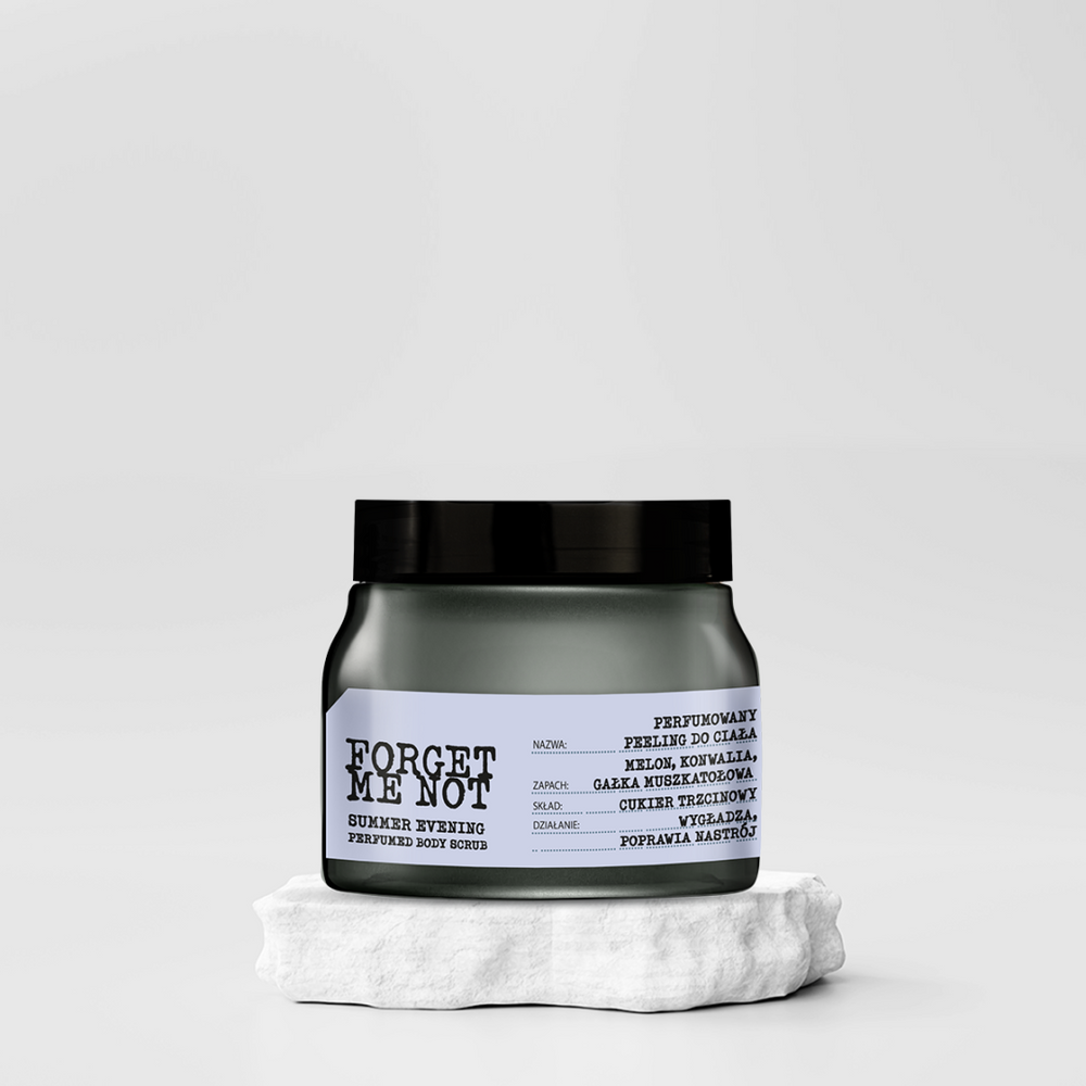 Farmona Forget Me Not Summer Evening Perfumed Body Scrub with Cane Sugar and Golden Pearl 270g