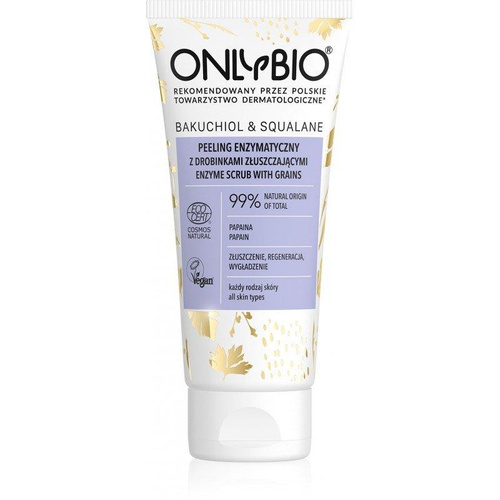 OnlyBio Enzymatic Face Peeling with Bakuchiol and Squalane for All Skin Types 75ml