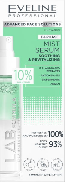 Eveline Lab Formula Two-Phase Soothing and Revitalizing Serum-Mist 30ml