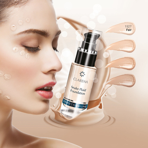 Clarena Snake Lift Ujędrniający Podkład z Jadem Węża Fair 30ml