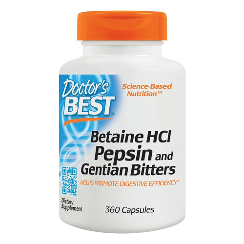 Betaine HCl Pepsin & Gentian Bitters - 360 caps