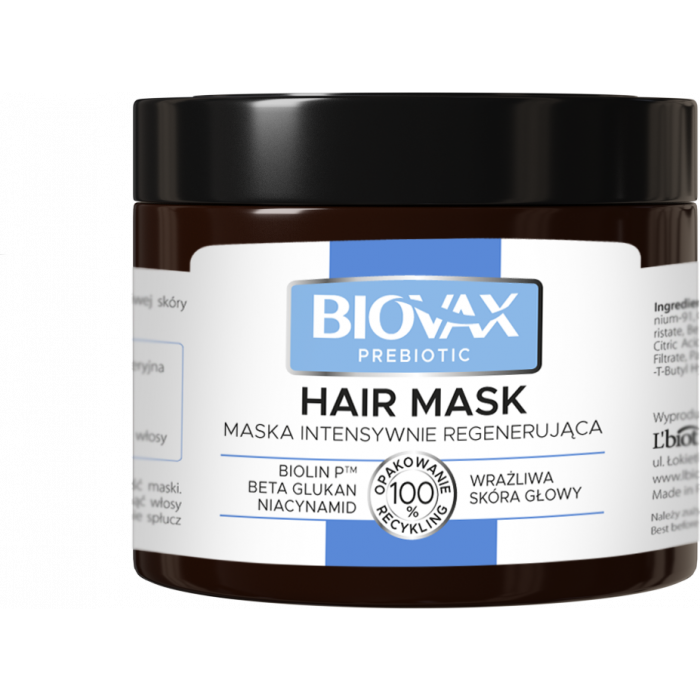 Biovax Prebiotic Intensively Regenerating Mask for The Sensitive Scalp 250ml