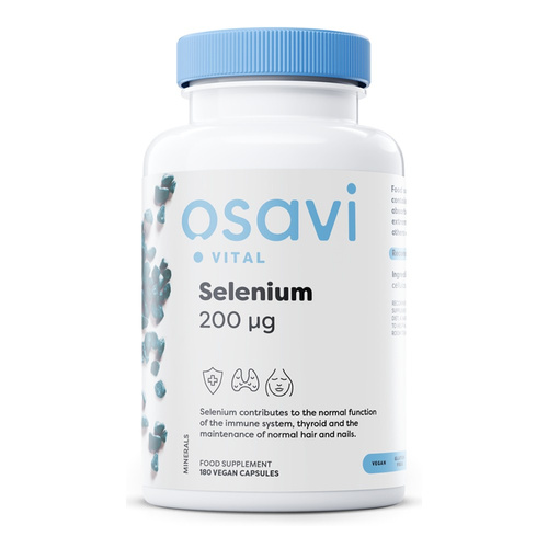 Osavi Selen 200mcg 180 kapsułek wegańskich