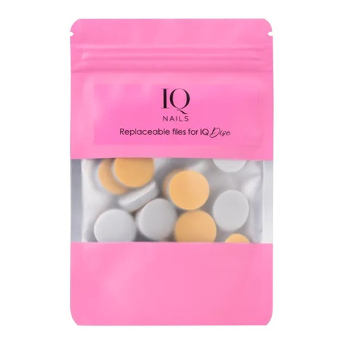 IQ Nails Pady Gąbkowe do Polerowania Stóp 20mm 25 szt.