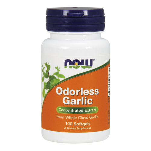 Now Foods Odorless Garlic Czosnek Bezzapachowy 100 Kapsułek