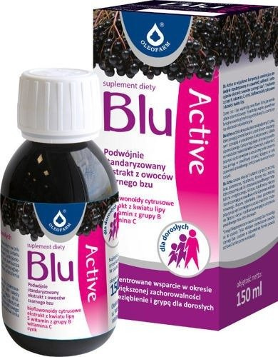 Oleofarm Blu Active Syrop na Odporność dla Dorosłych 150ml