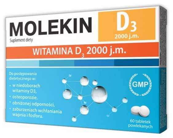 Molekin D3 2000 jm 60 tablets