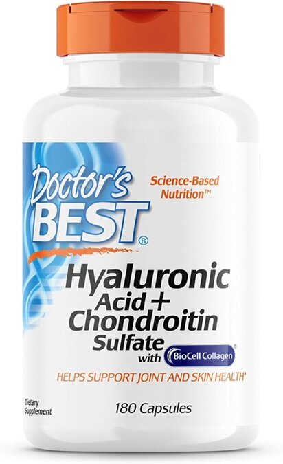 Hyaluronic Acid + Chondroitin Sulfate with BioCell Collagen - 180 caps