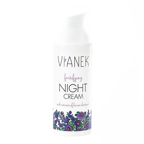 Vianek Wzmacniający Krem do Twarzy na Noc do Cery Naczynkowej i Wrażliwej 50ml 