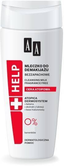 AA Help Cleansing Milk for Make Up Removal for Dry Hypersensitive and Atopic Skin 200ml