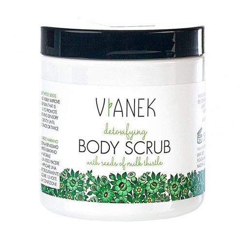 Vianek Energetyzujący Detoksykujący Peeling do Ciała z Nasionami Ostropestu 250ml