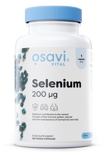 Osavi Selen 200 mcg 120 wegańskich kapsułek