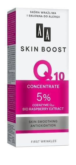 AA Skin Boost Q10 Koncentrat 5% z Ekstraktem z Bio Malin do Cery z Pierwszymi Zmarszczkami 30ml