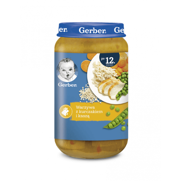 Gerber Vegetables with Chicken and Groats for Children over 12 Months 250g