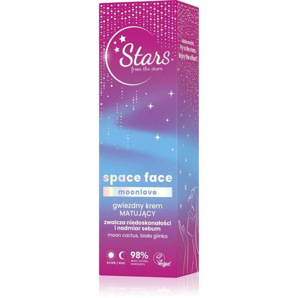 Stars from the Stars Space Face Moonlove Star Mattifying Cream for Oily and Combination Skin 50ml