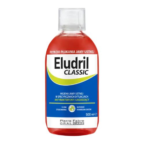 Eludril Classic Płyn do Płukania Jamy Ustnej 500ml