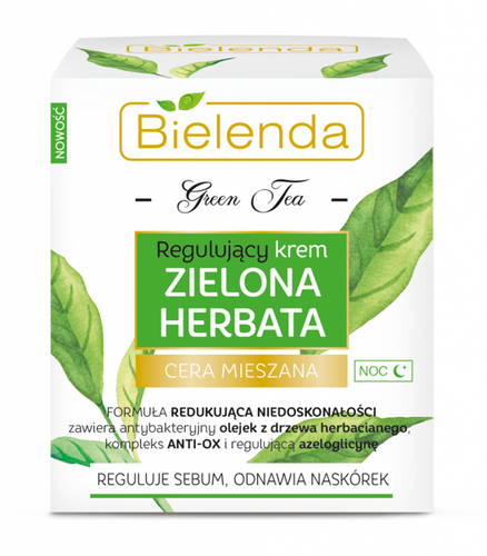 Bielenda Green Tea Regulating Night Cream for Combination Skin 50ml