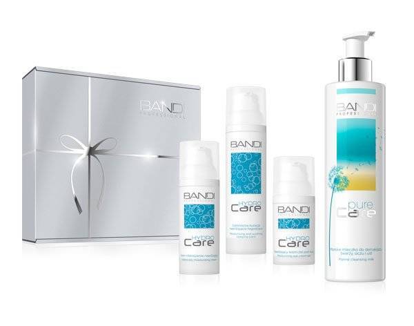 Bandi Zestaw Hydro Care Krem Nawilżający Krem pod Oczy Kuracja Nawilżająca Morskie Mleczko 50x30x75x230ml 